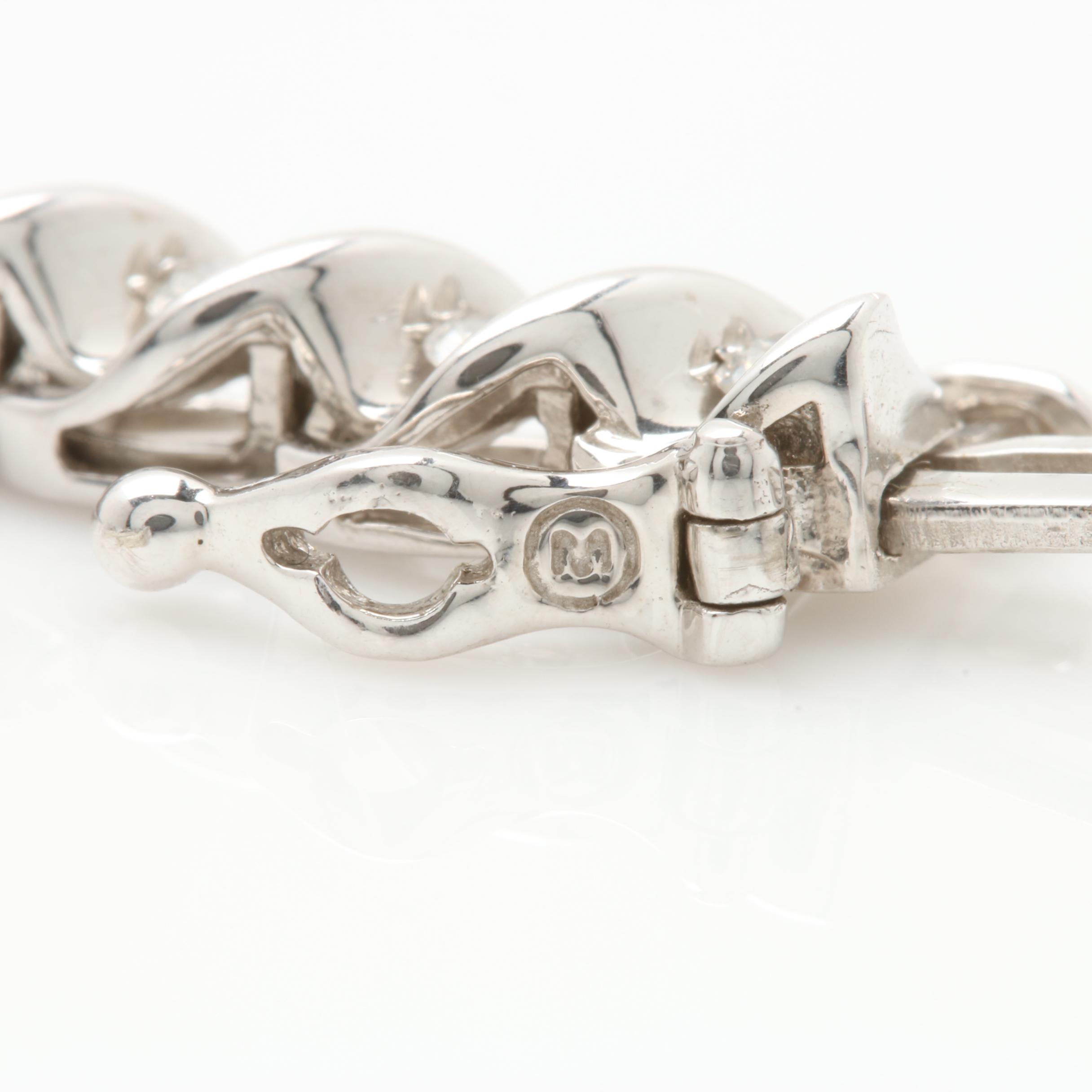 10K White Gold 1.71 CTW Diamond Tennis Bracelet