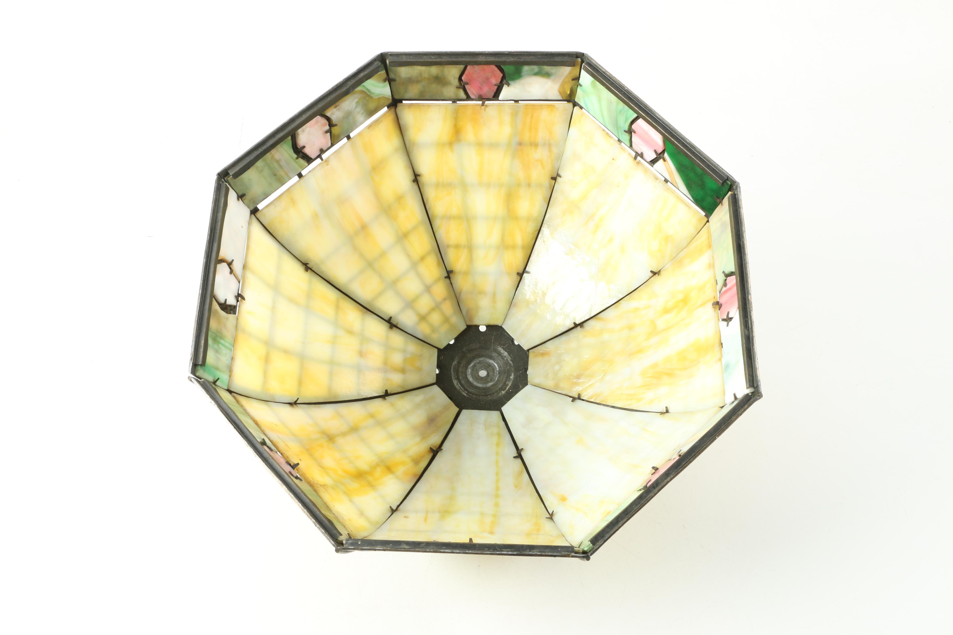 Tiffany Style Slag Glass Lamp Shade