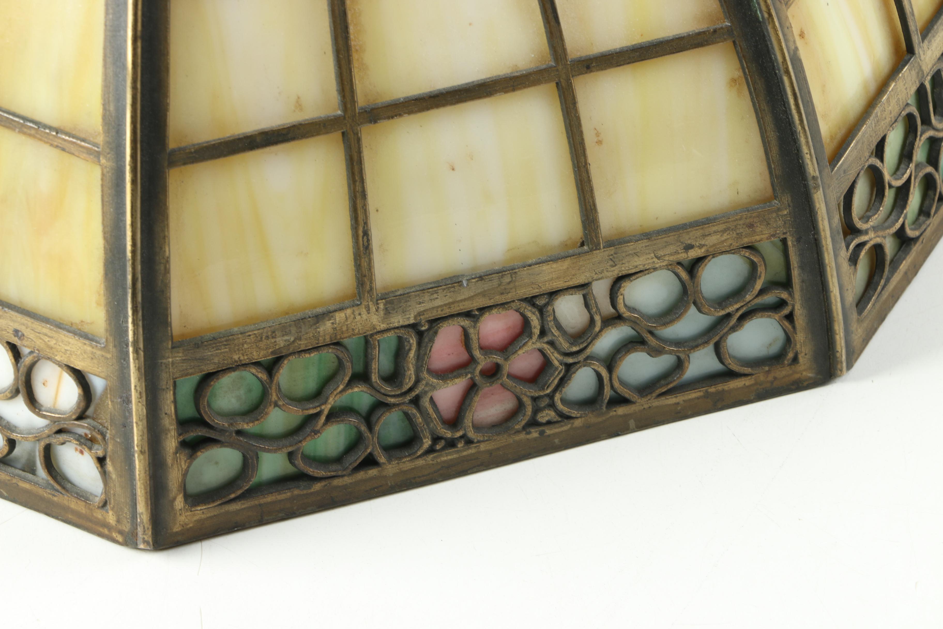 Tiffany Style Slag Glass Lamp Shade