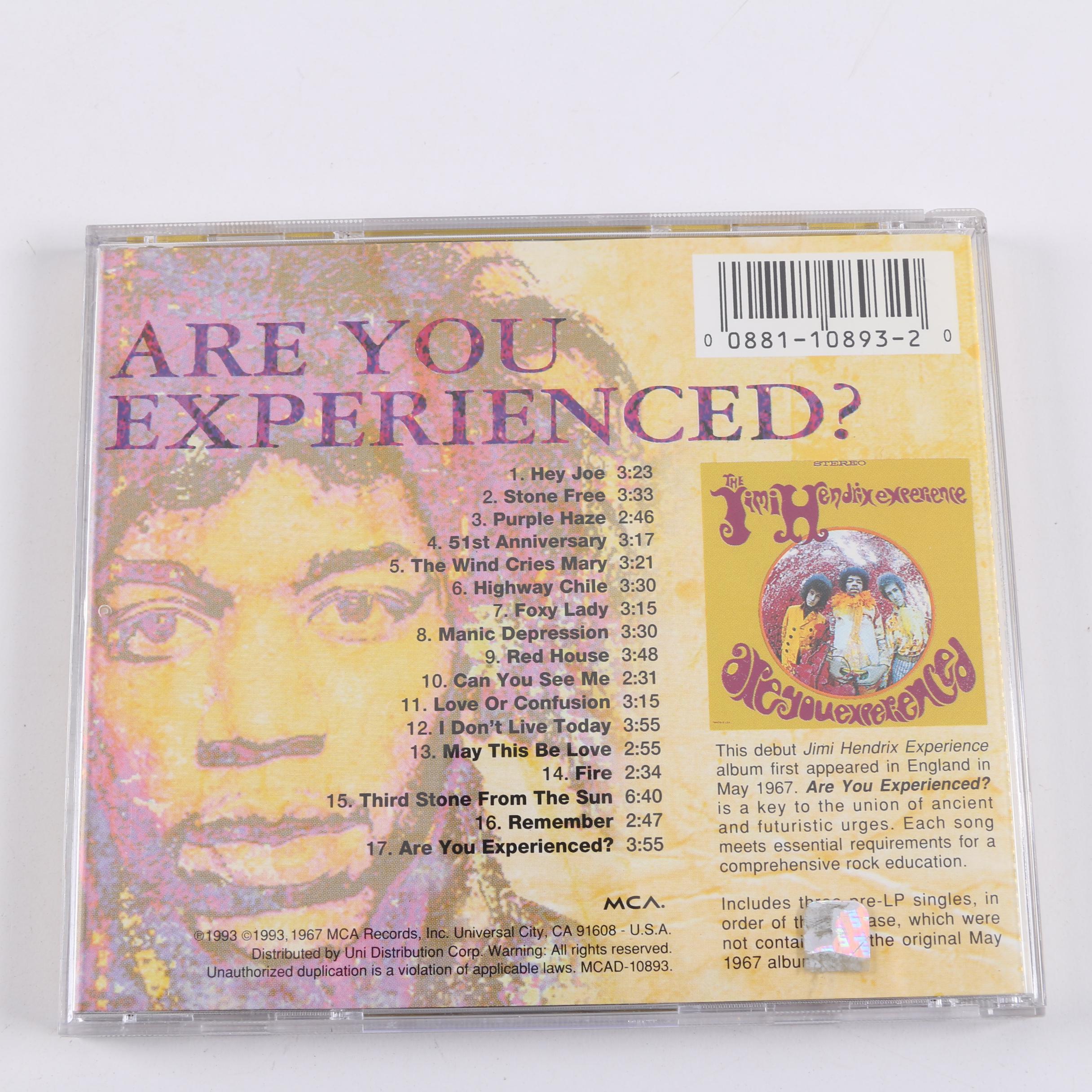 Jimi Hendrix "The Experience Collection" CD Box Set