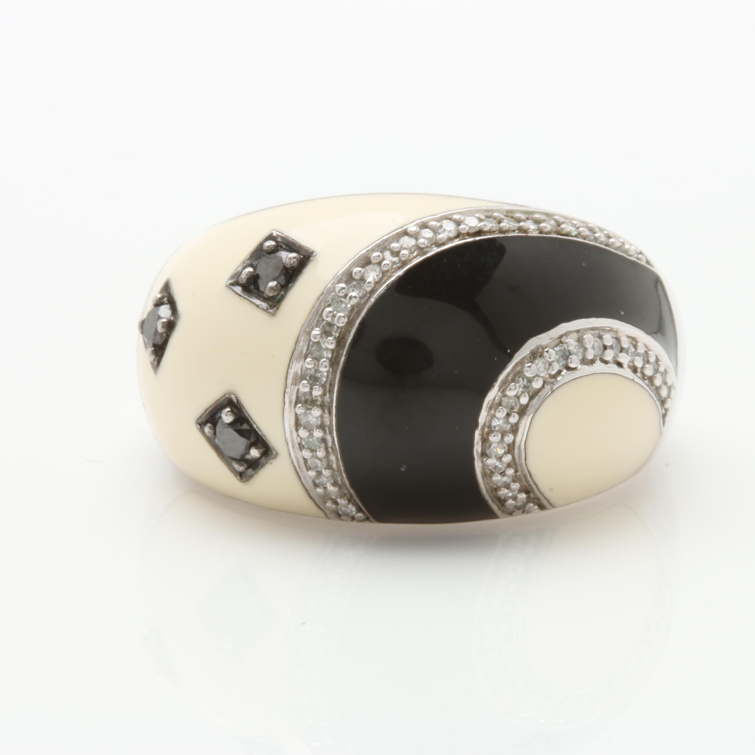 Sterling Silver Diamond Rings