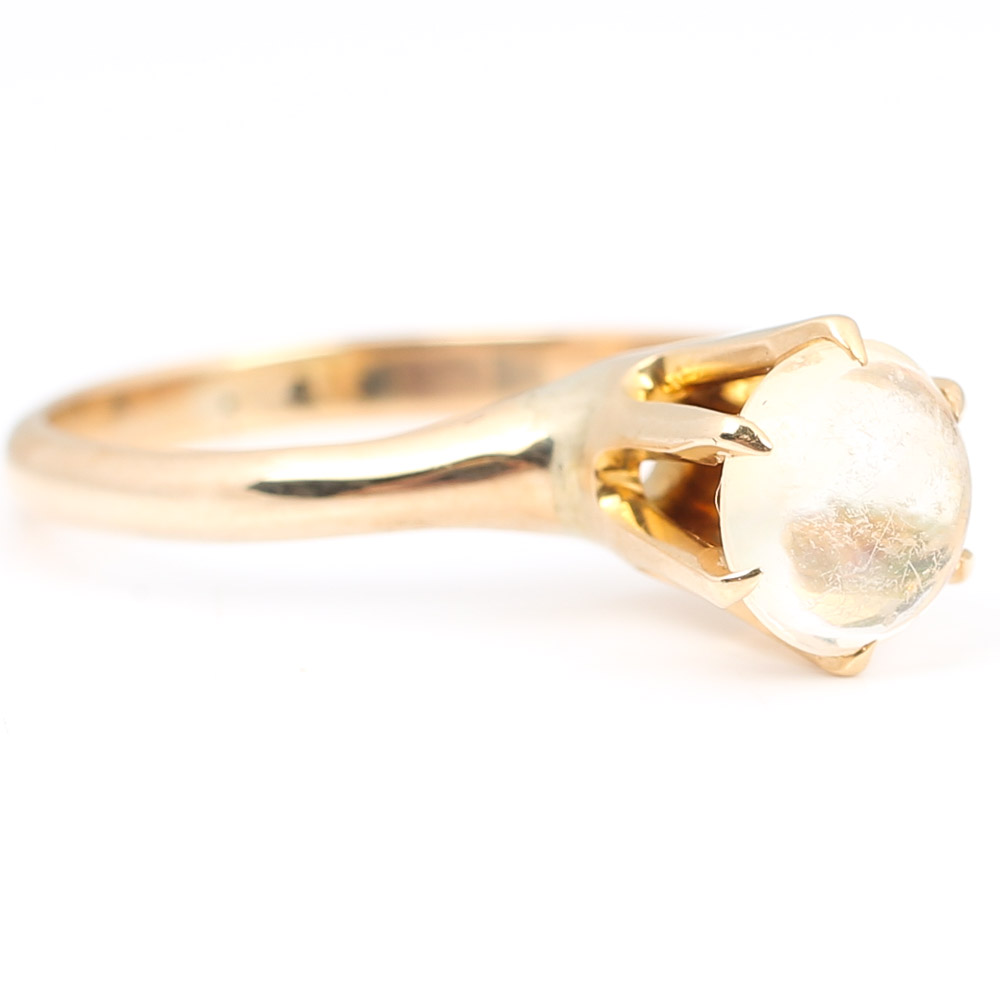 10K Yellow Gold Opal Ring