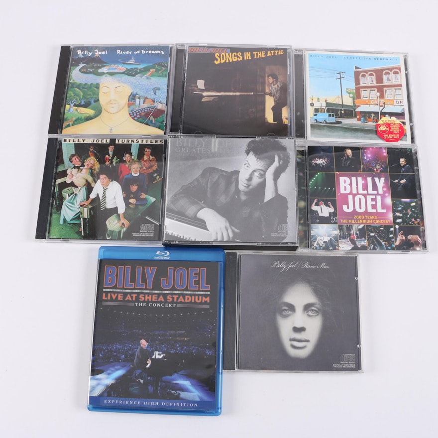 Billy Joel CDs and Blu-Ray