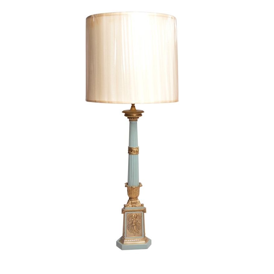 Vintage Warren Kessler Neoclassical Revival Style Table Lamp