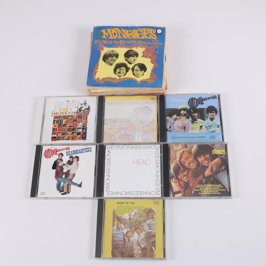The Monkees CDs and 7" Records