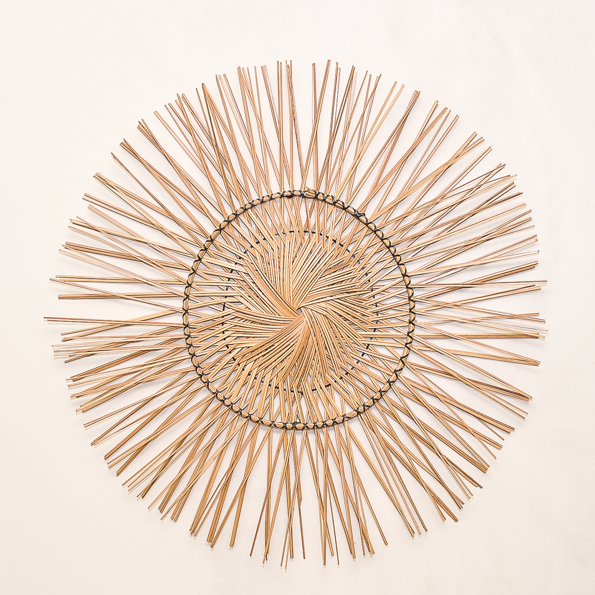 Sunburst Wicker Wall Hanging