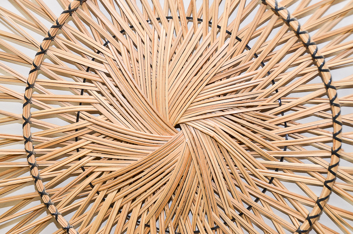 Sunburst Wicker Wall Hanging