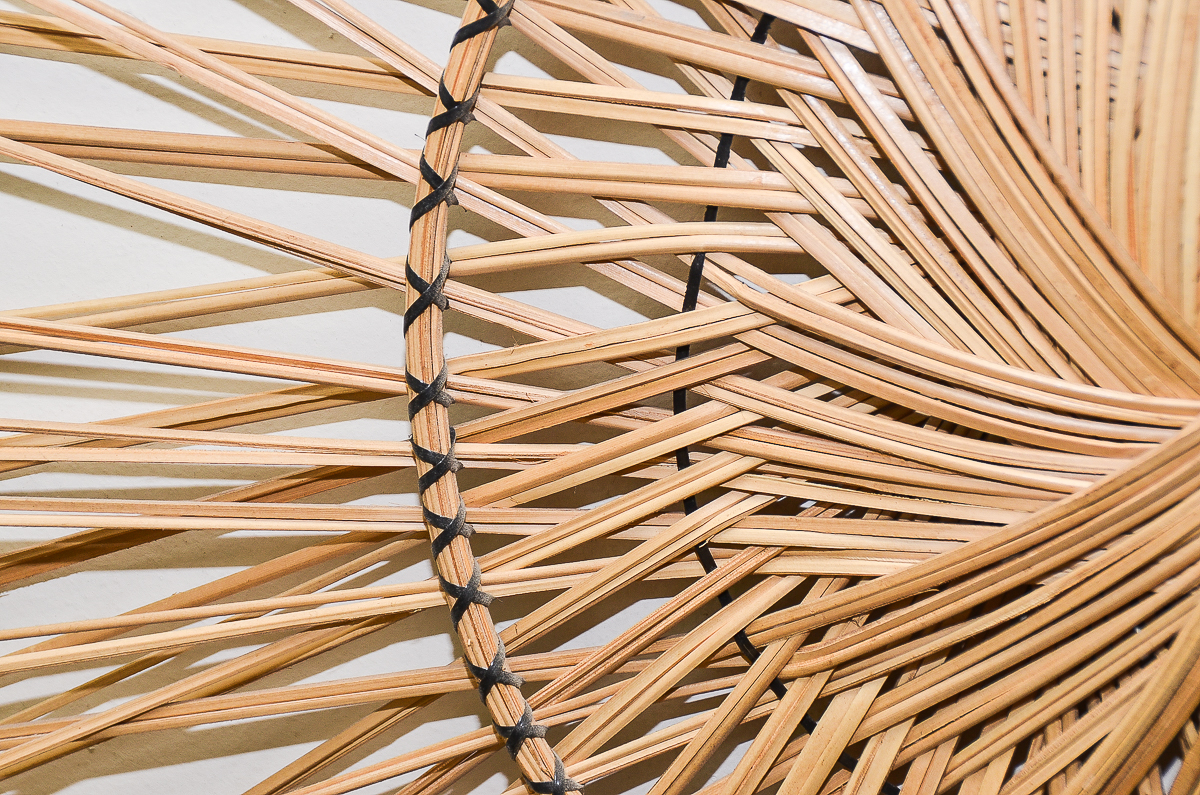 Sunburst Wicker Wall Hanging