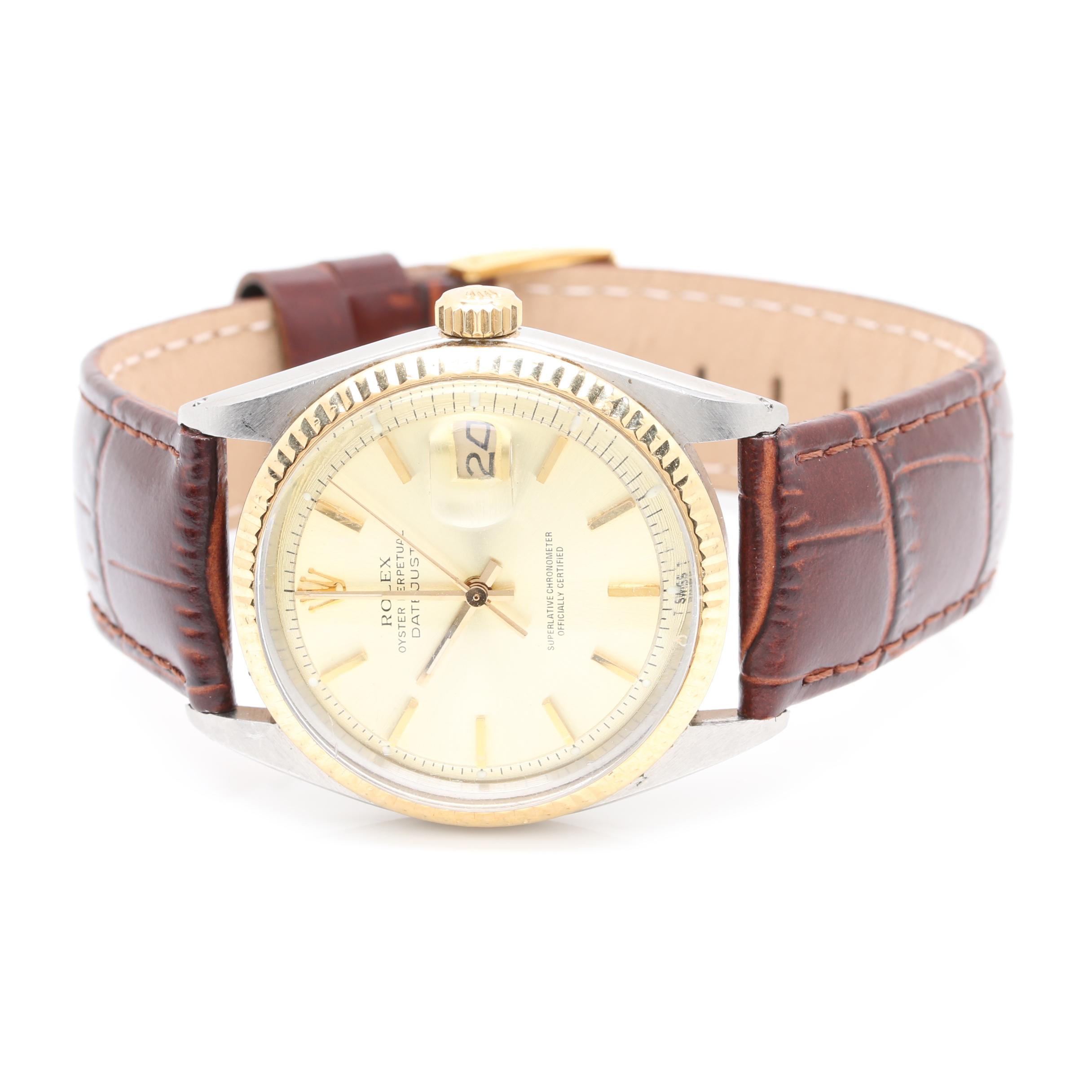 Rolex Datejust 14K Gold and Stainless Steel Watch