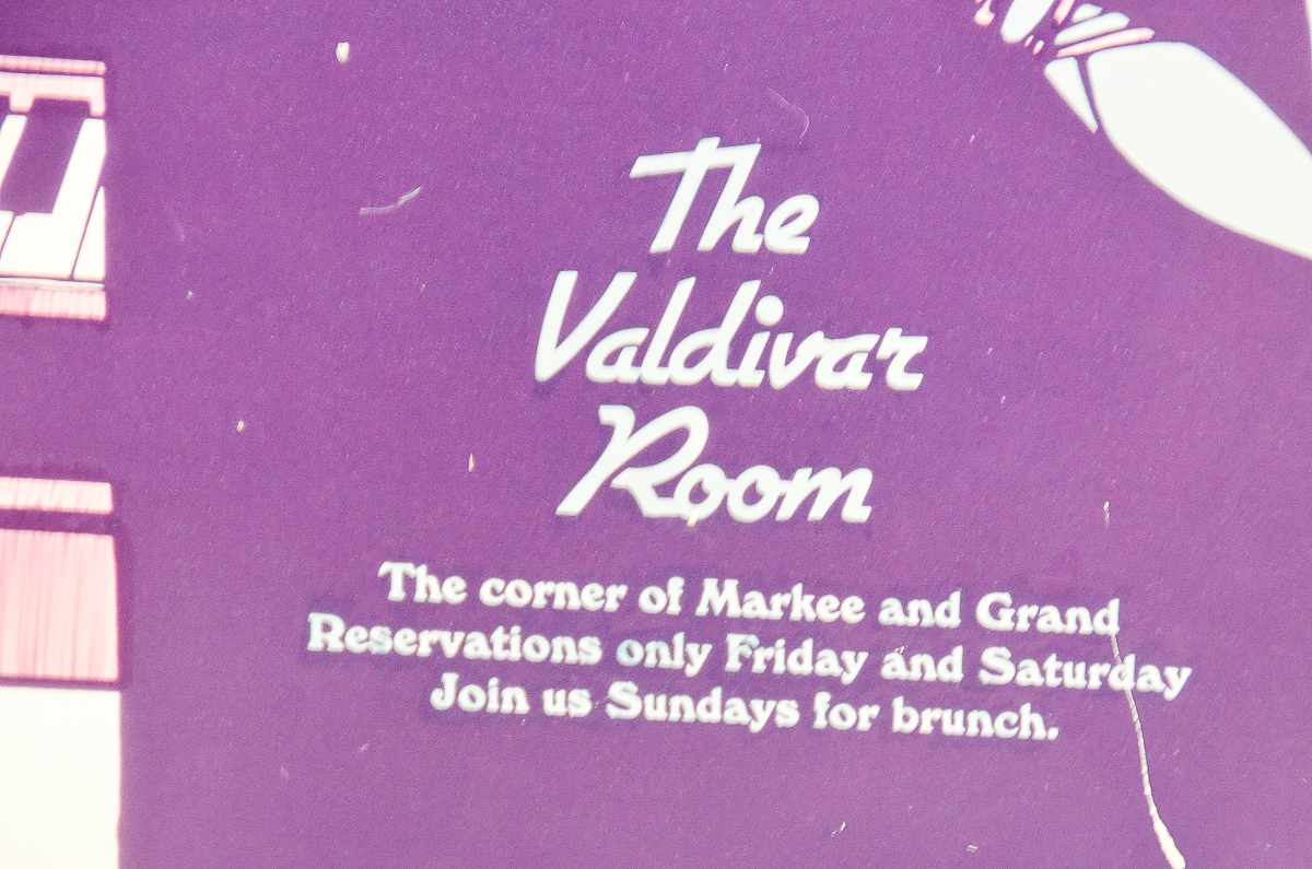 "L.A Law" Prop Poster "The Valdivar Room" Piano Lounge In Style of Patrick Nagel