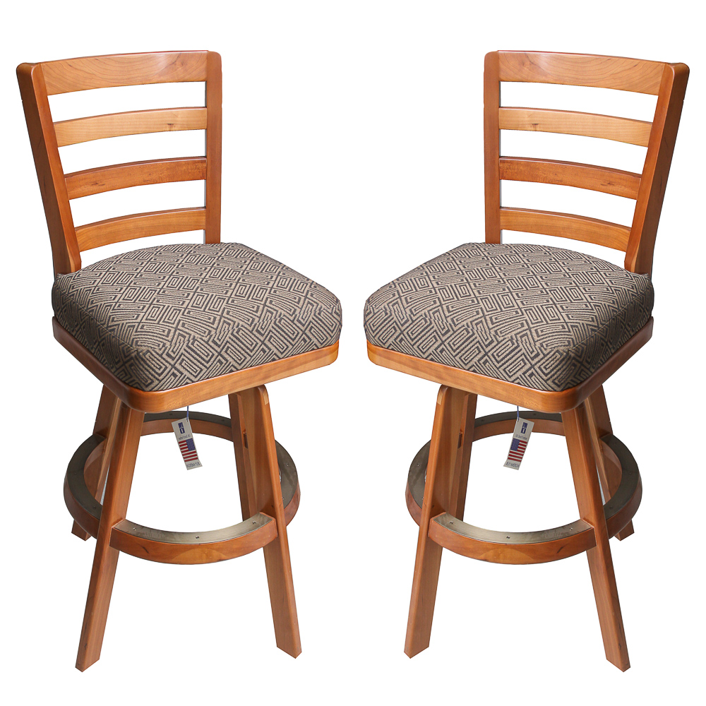 I.M. David Furniture Co. Wooden Bar Stools