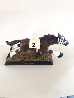 Horse Racing Memorabilia, Including Secretariat Bobbleheads and Kentucky Derby