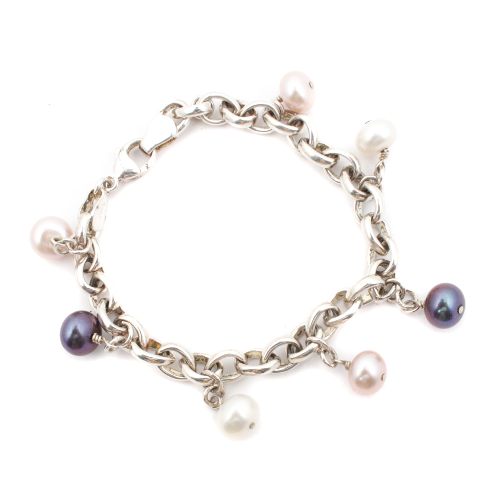 Honora Sterling Silver Cultured Freshwater Pearl Bracelet