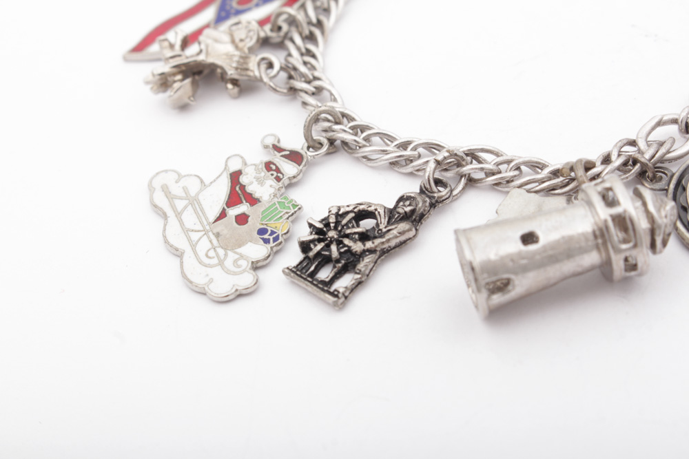 Sterling Silver Charm Bracelet