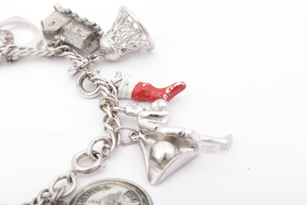 Sterling Silver Charm Bracelet