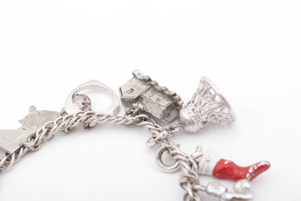 Sterling Silver Charm Bracelet
