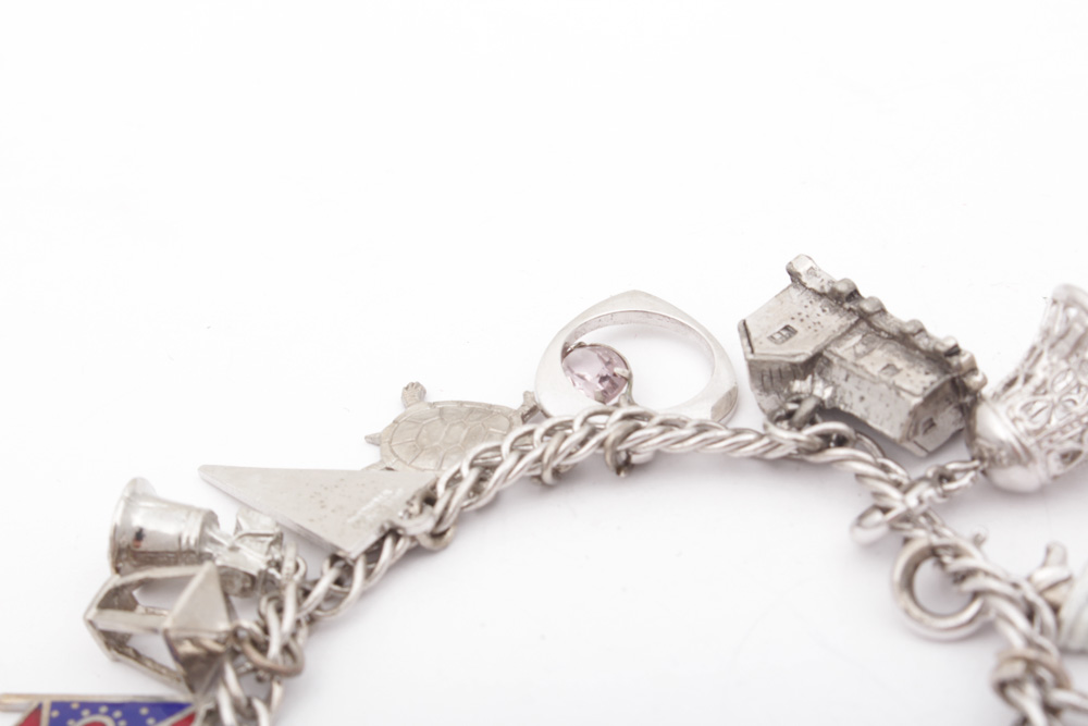 Sterling Silver Charm Bracelet