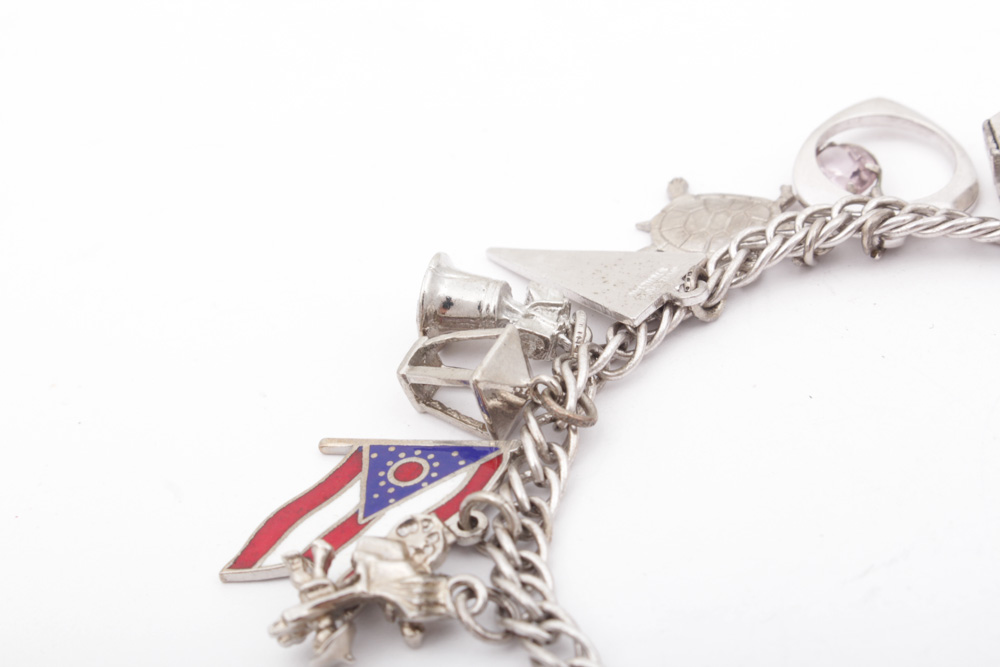 Sterling Silver Charm Bracelet
