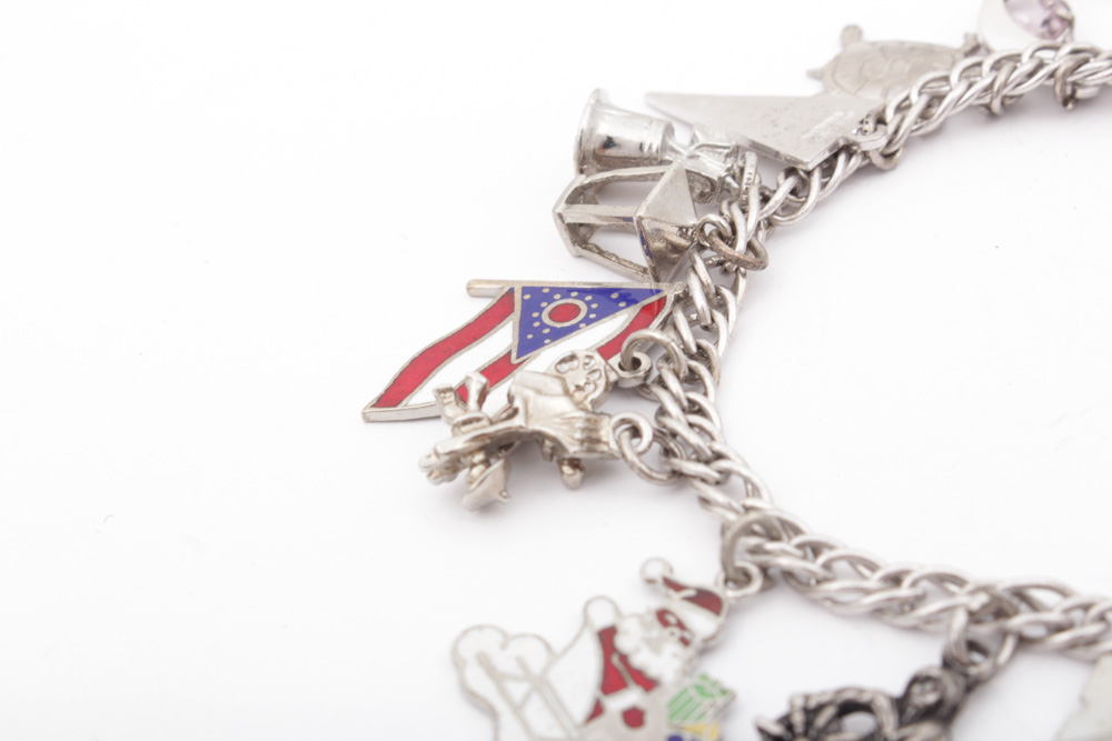 Sterling Silver Charm Bracelet