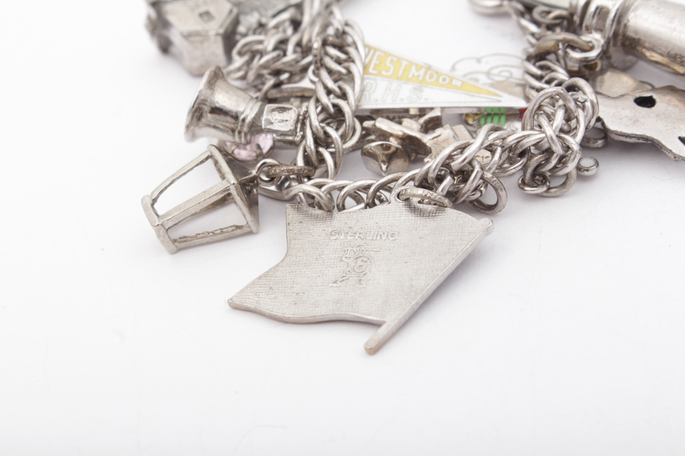 Sterling Silver Charm Bracelet
