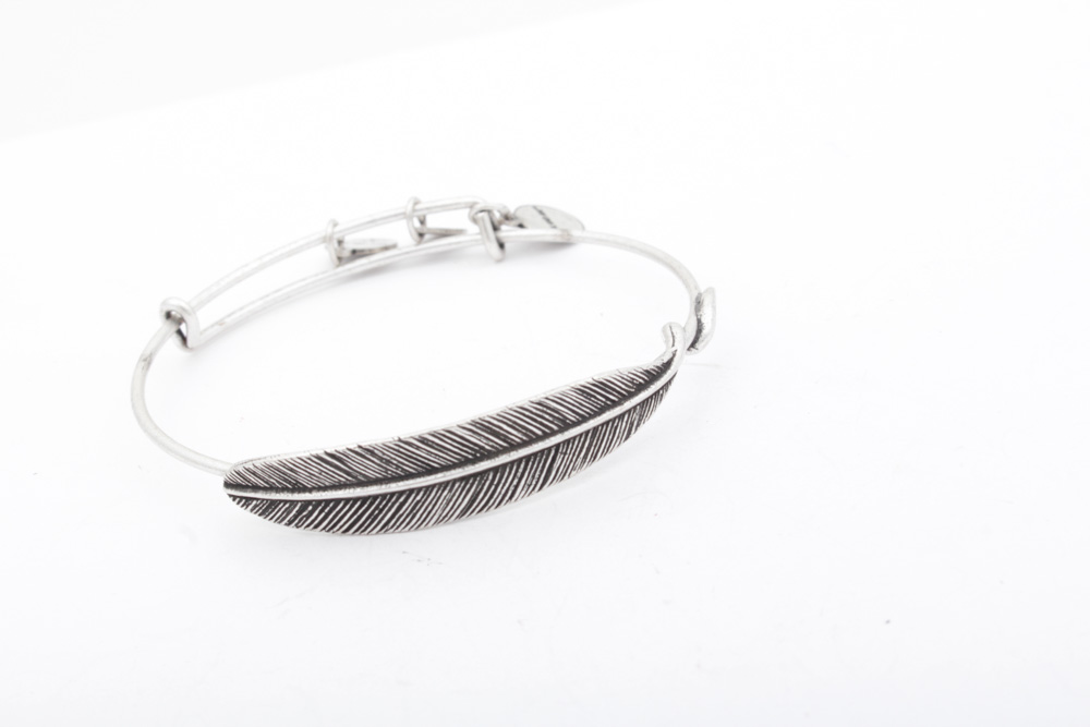 Alex and Ani Feather Bracelet