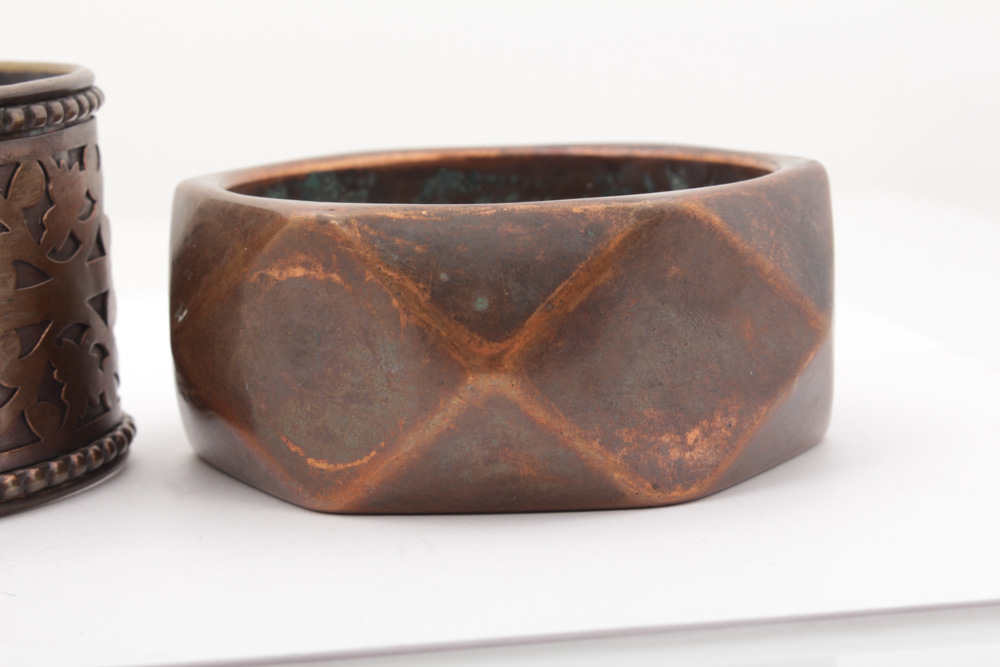 Statement Copper Cuff and Bangle