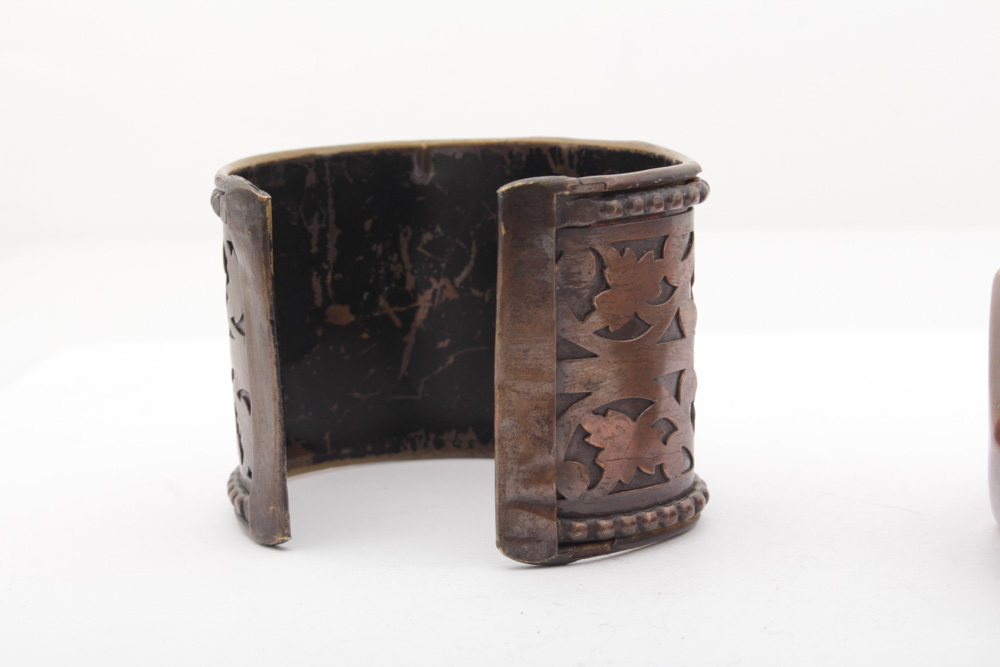 Statement Copper Cuff and Bangle