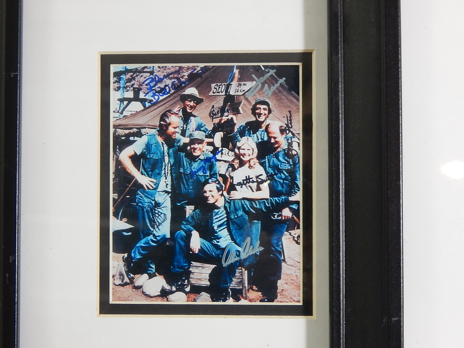 Framed 1970s/1980s Television Show Promotional Post Cards