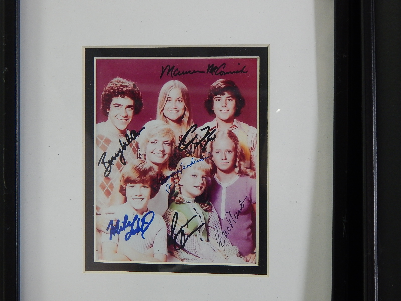 Framed 1970s/1980s Television Show Promotional Post Cards