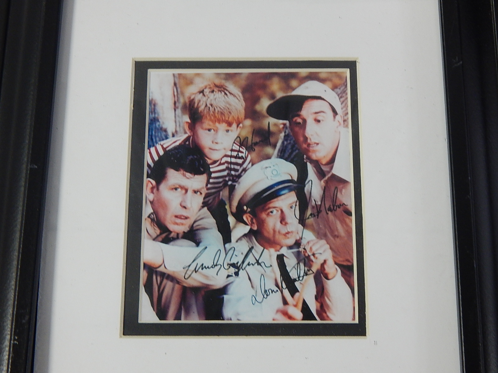 Framed 1970s/1980s Television Show Promotional Post Cards