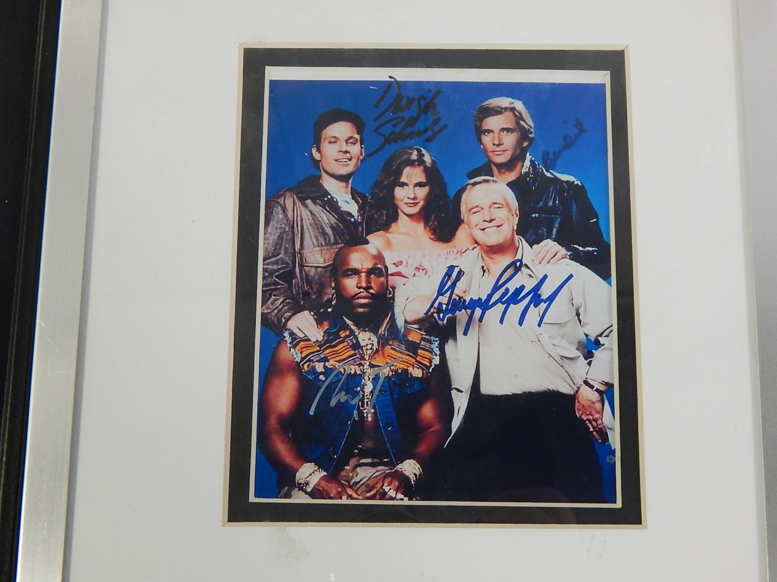 Framed 1970s/1980s Television Show Promotional Post Cards