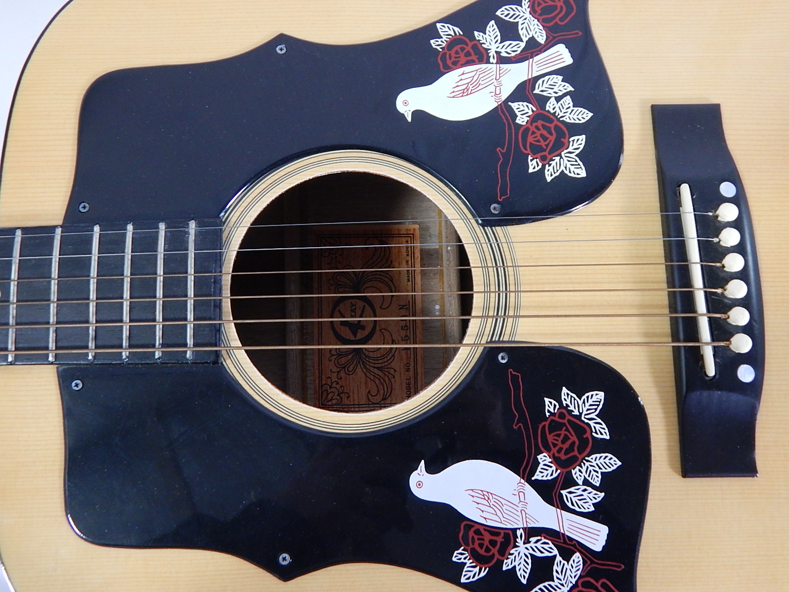 KAY Acoustic Guitar and Case - Model 550N