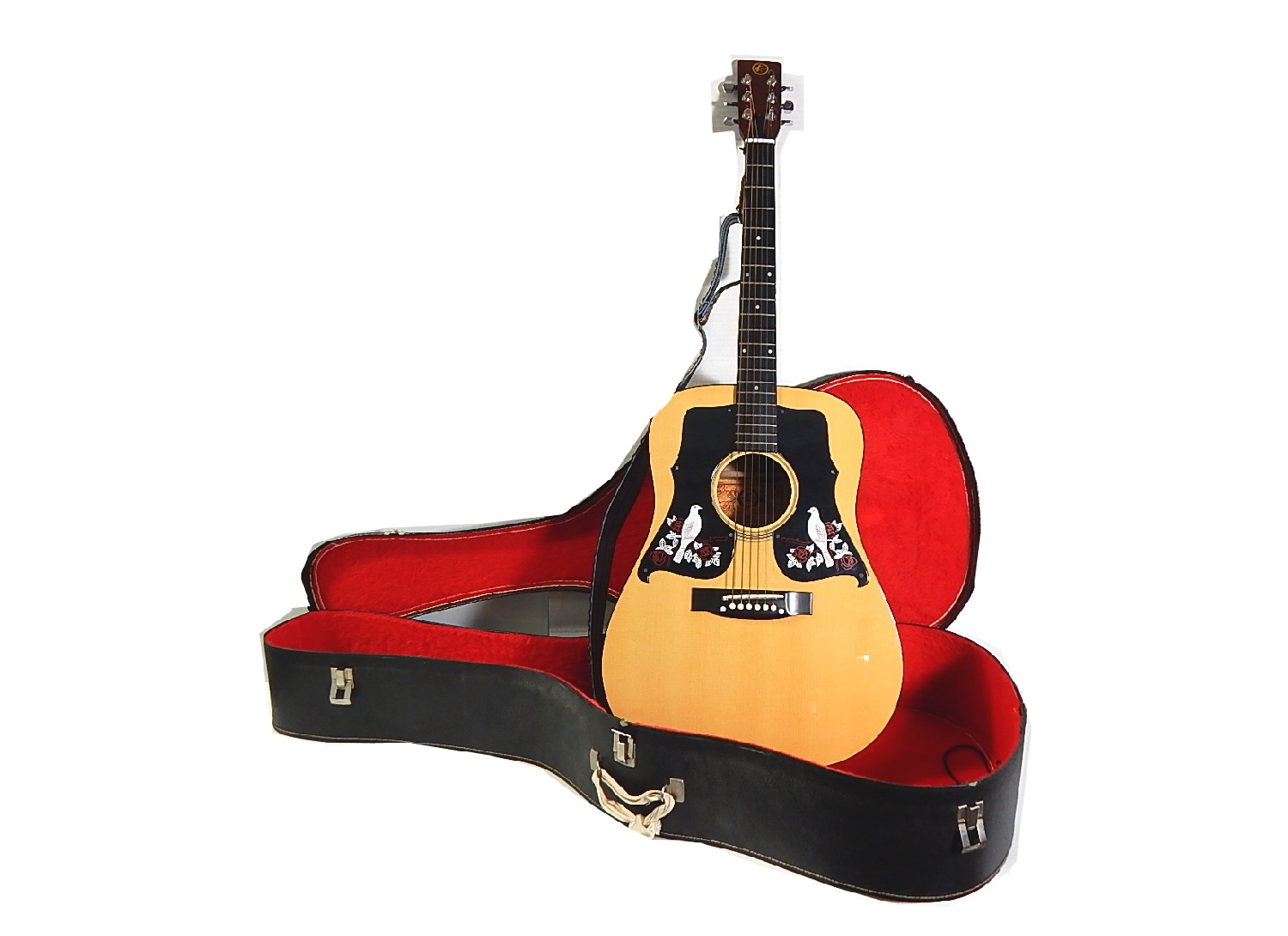 KAY Acoustic Guitar and Case - Model 550N