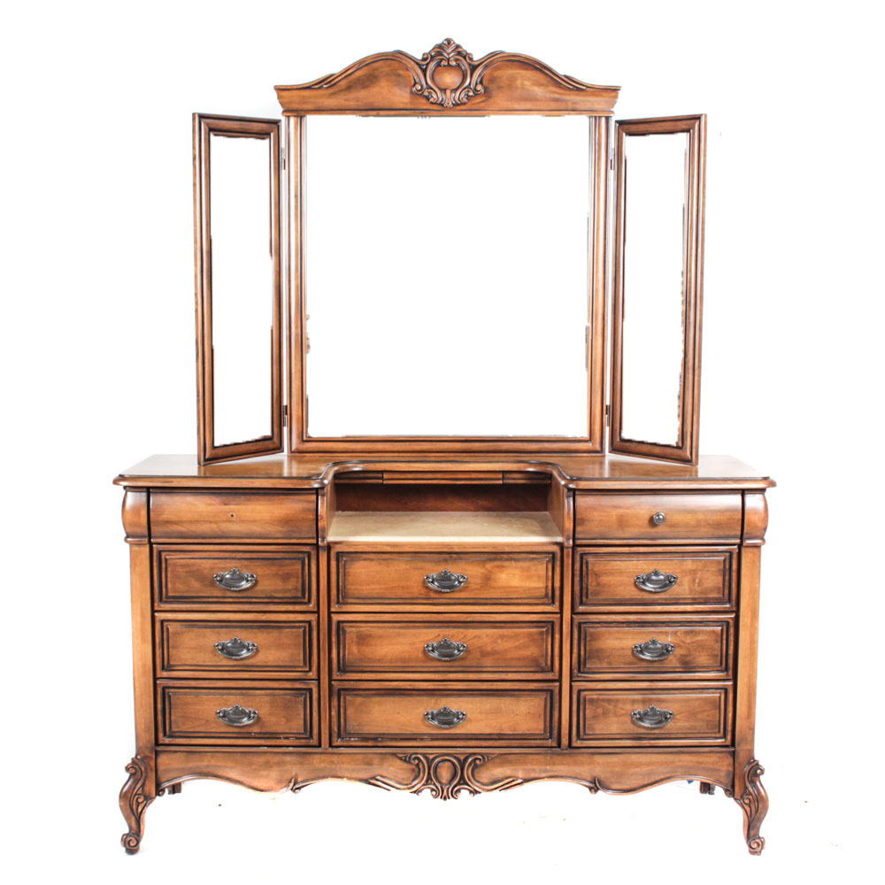 Oakwood Interiors Mirrored Dresser
