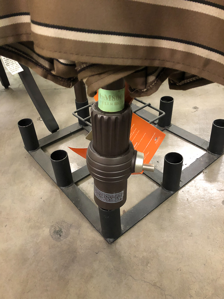 Treasure Garden Contemporary Patio Umbrellas with Stand