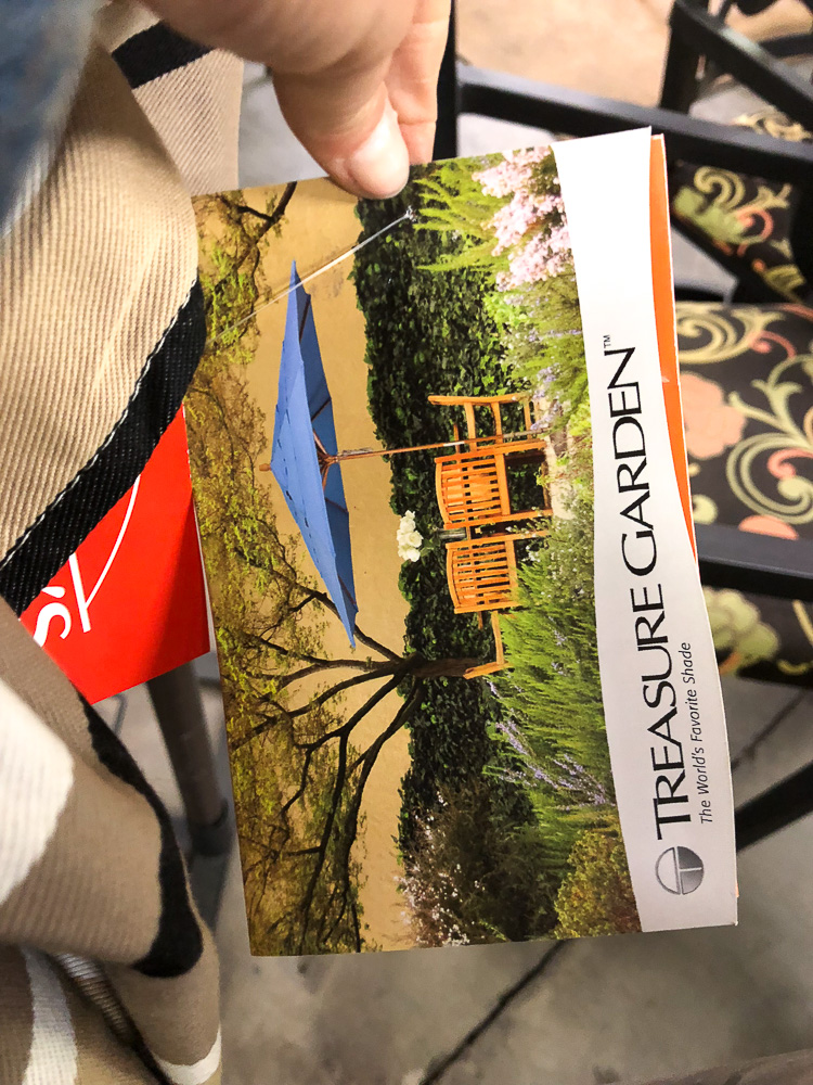 Treasure Garden Contemporary Patio Umbrellas with Stand