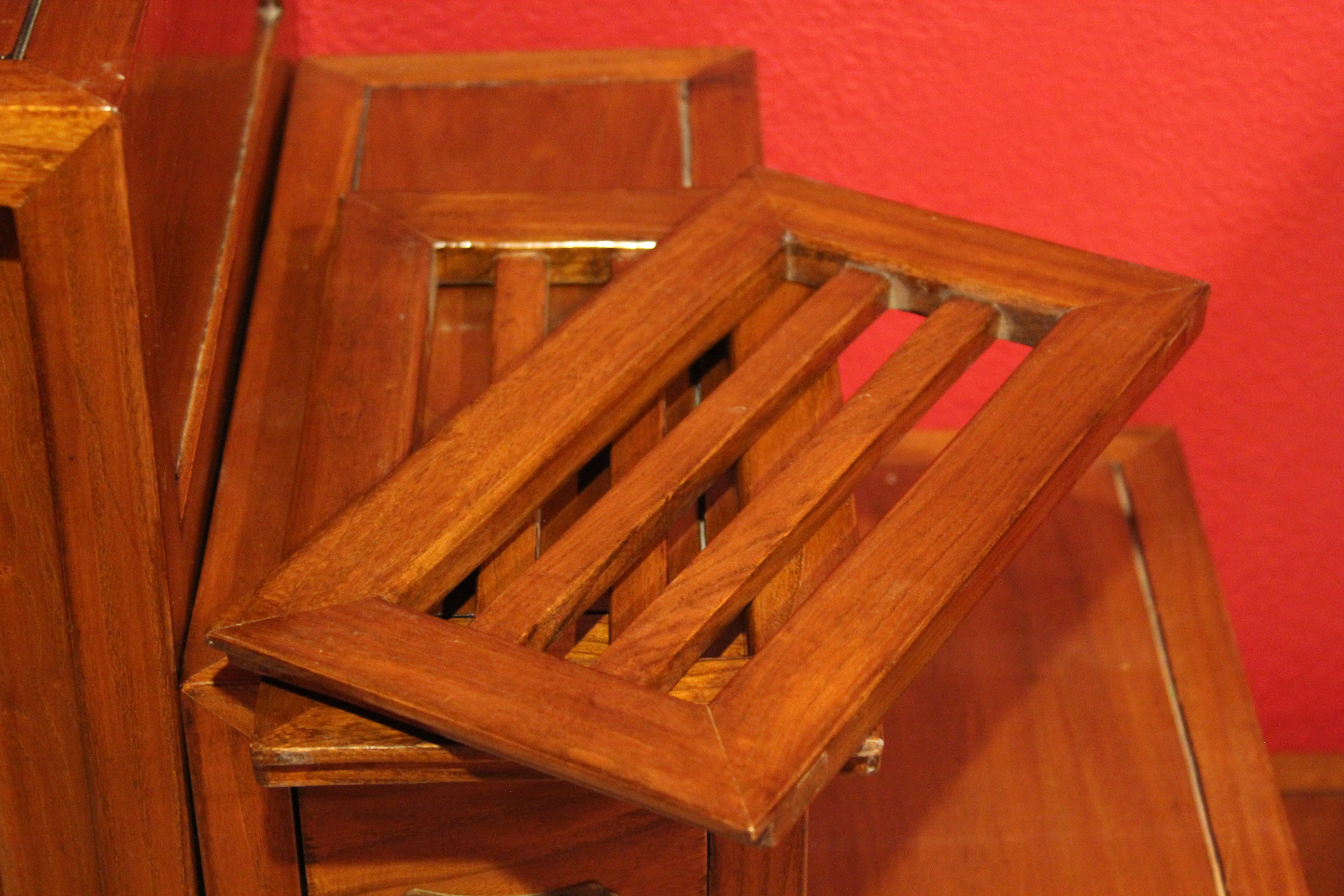 Vintage Japanese Step Tansu Cabinet