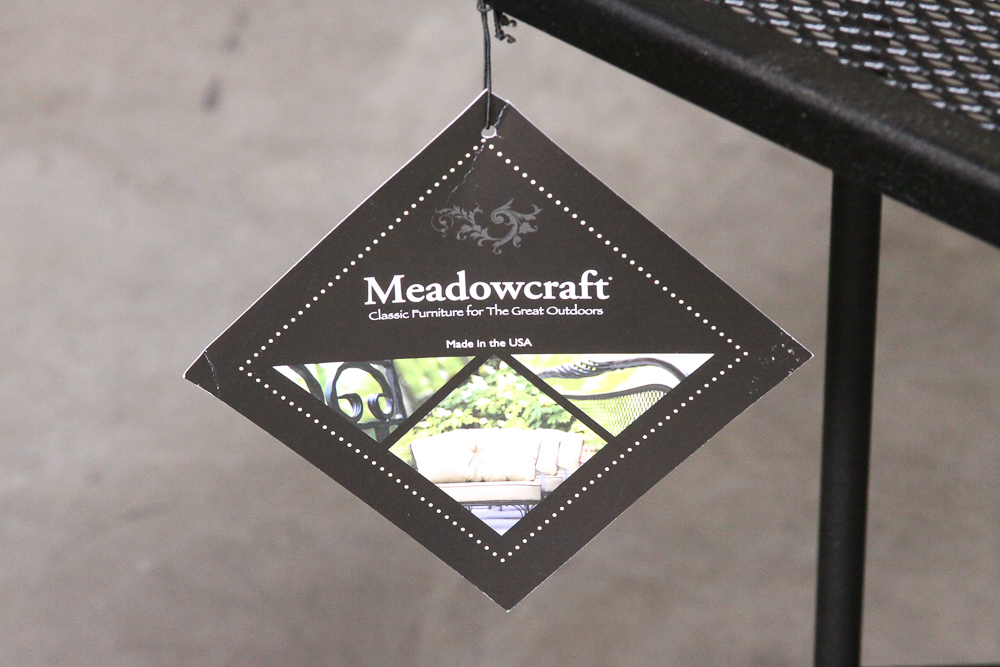 Meadowcraft Metal Patio Table