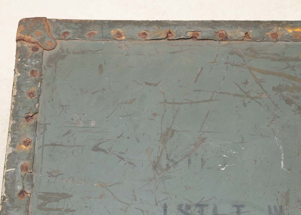 Vintage 1949 Doehler Military Foot Locker