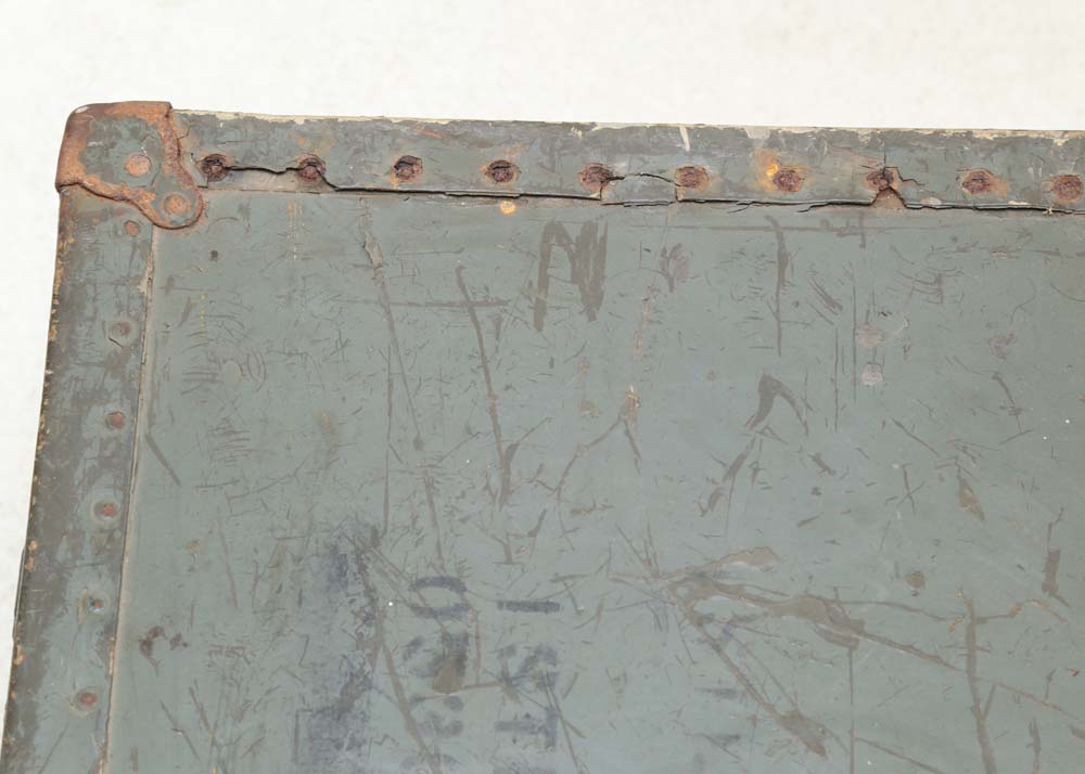 Vintage 1949 Doehler Military Foot Locker