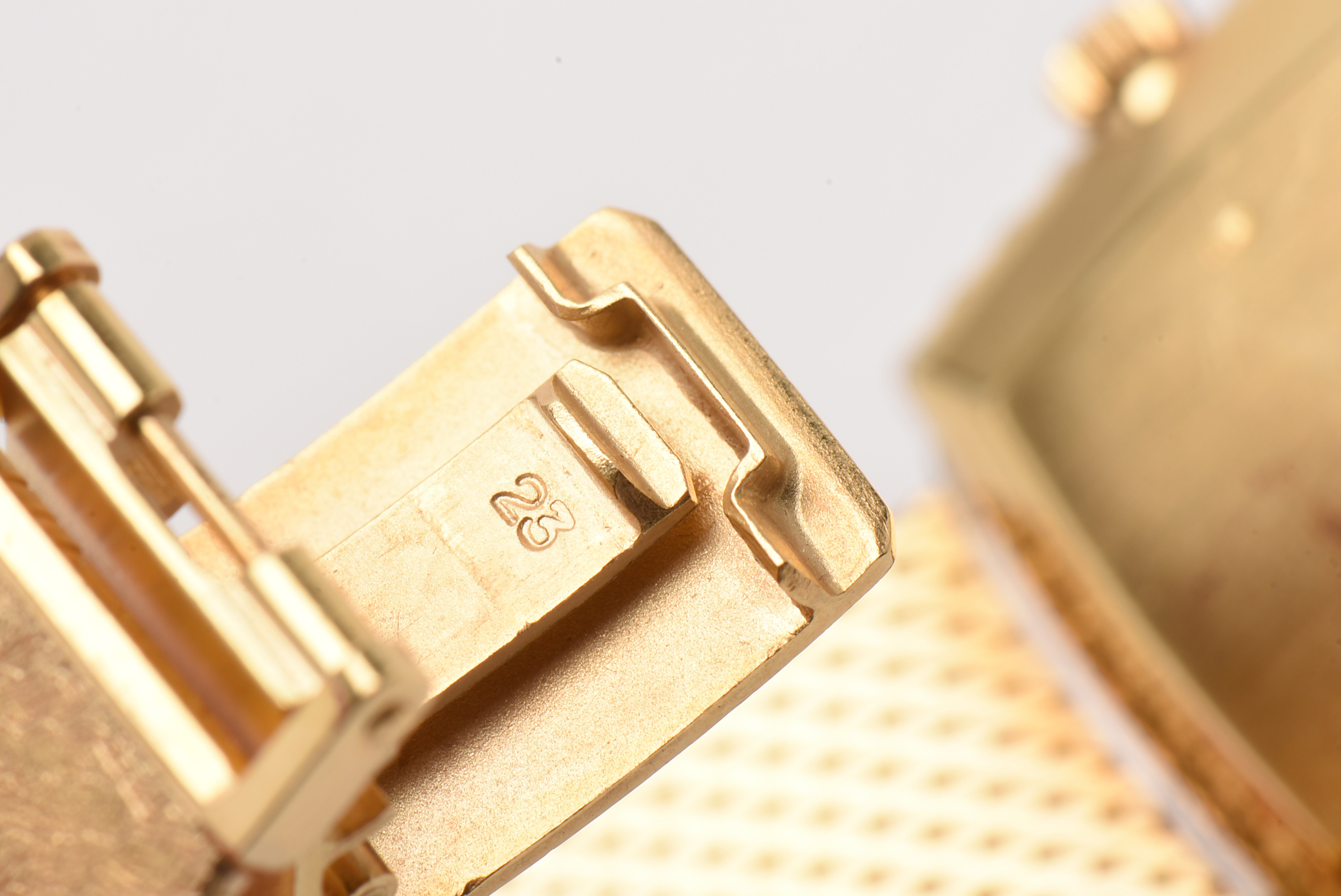 Patek Philippe 18K Yellow Gold Diamond Analog Watch