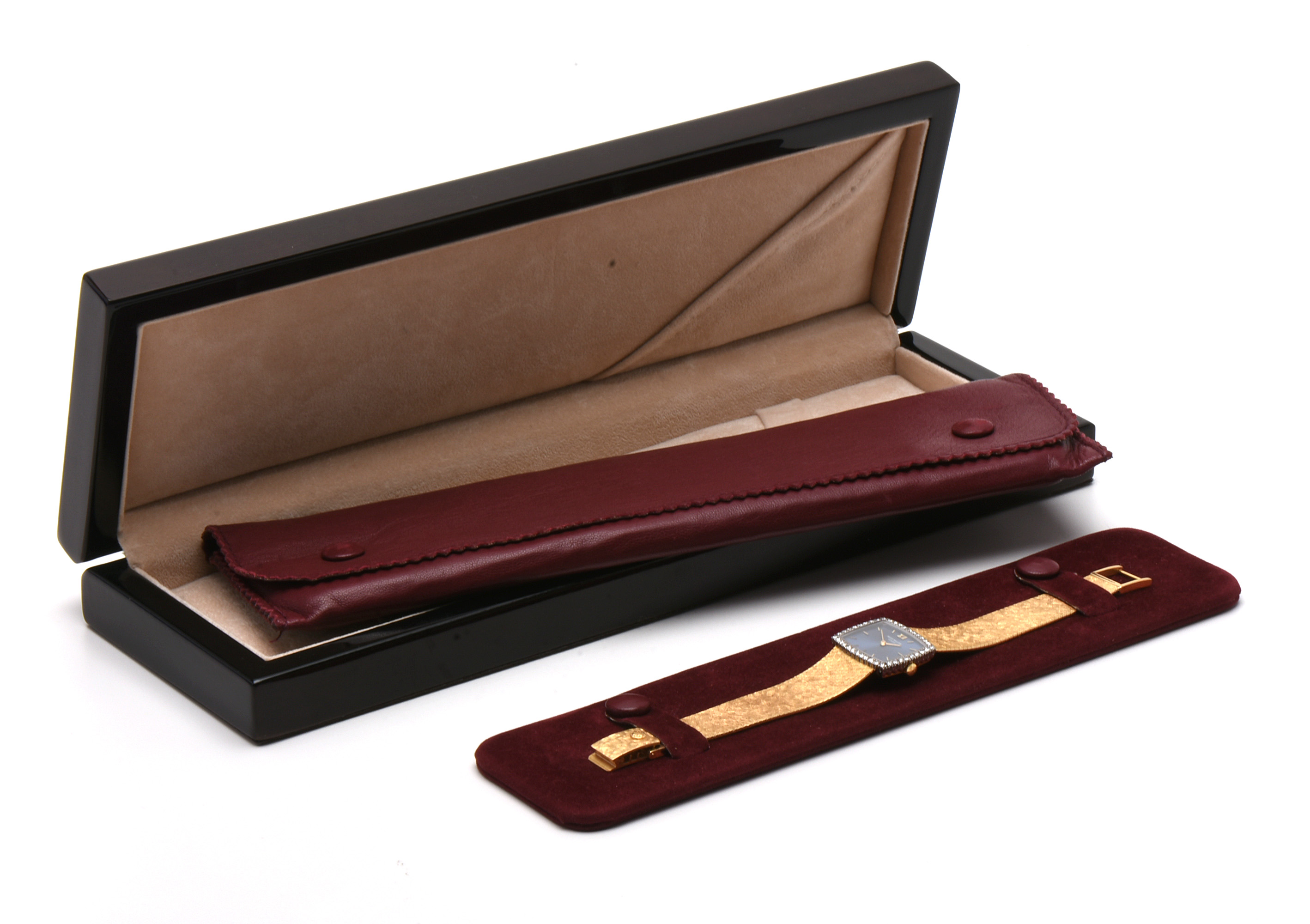 Patek Philippe 18K Yellow Gold Diamond Analog Watch