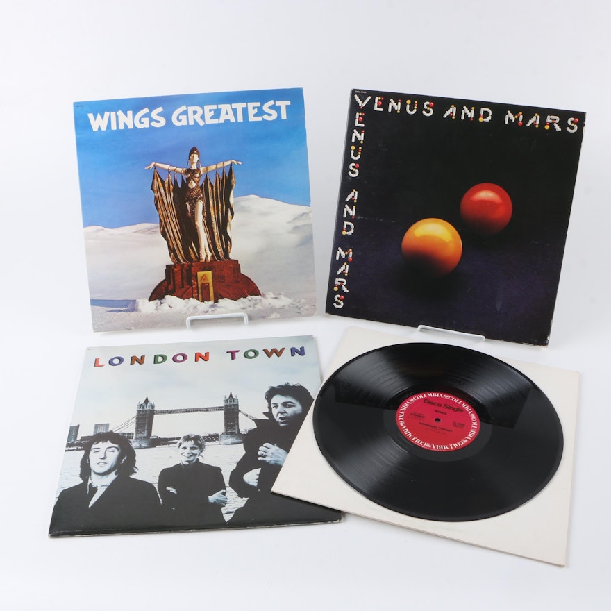 Wings Original US Pressings LPs Including "London Town" and "Venus and Mars"