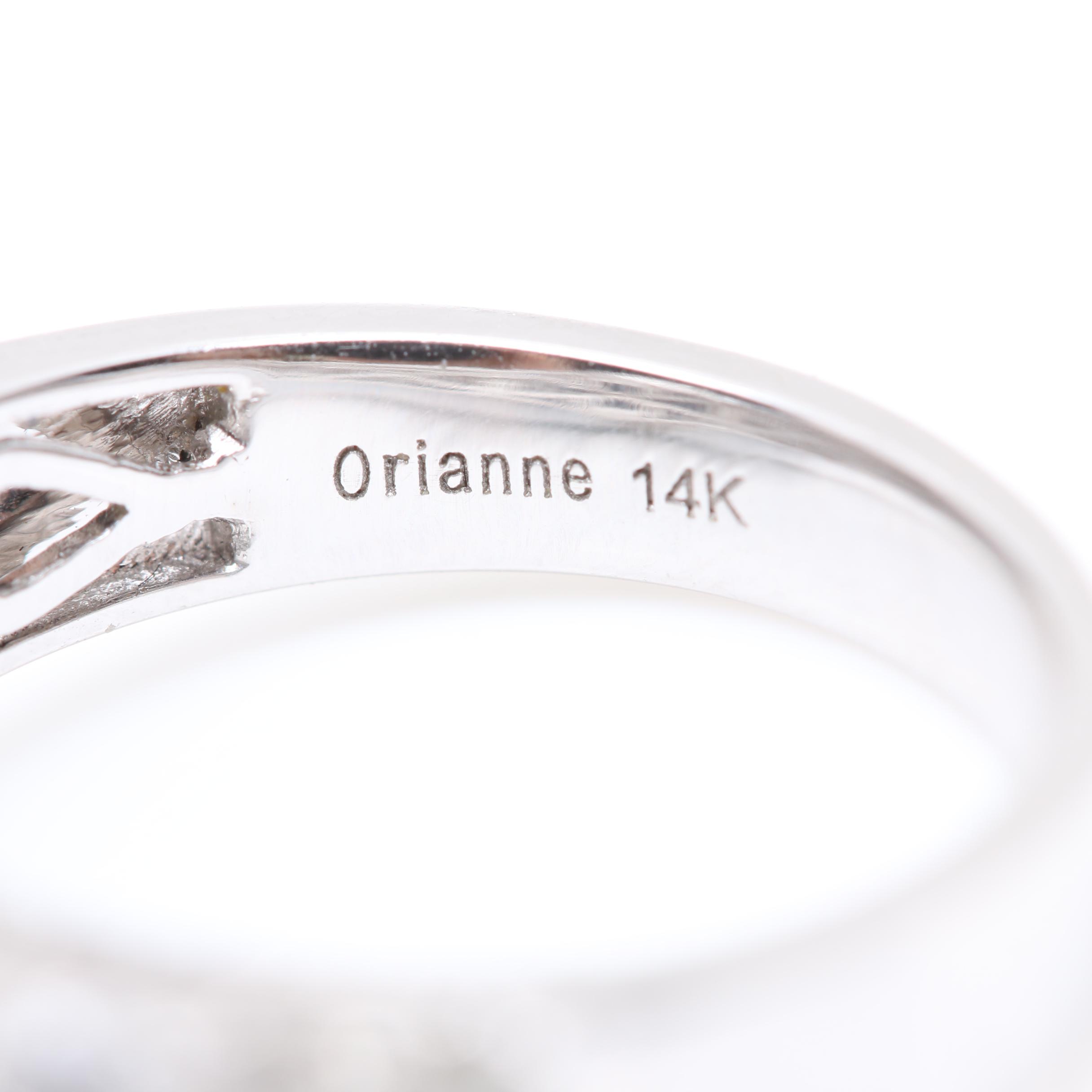 14K White Gold 1.90 CTW Diamond and 2.96 CT Black Diamond Ring