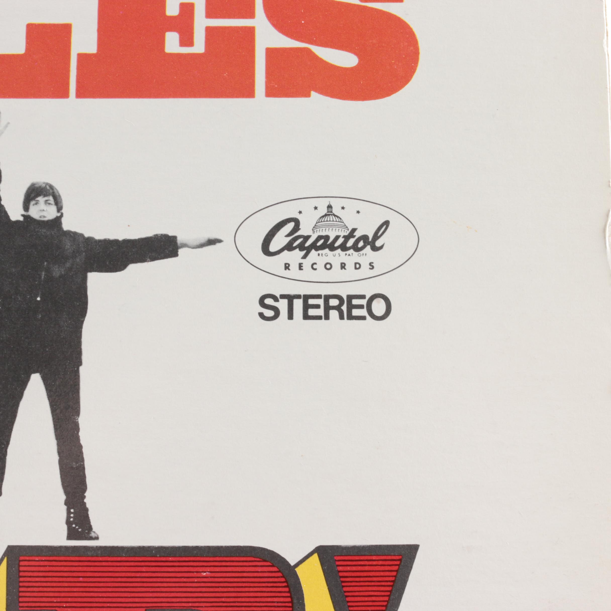 1978 The Beatles "Help!" Canadian Stereo Record Pressing