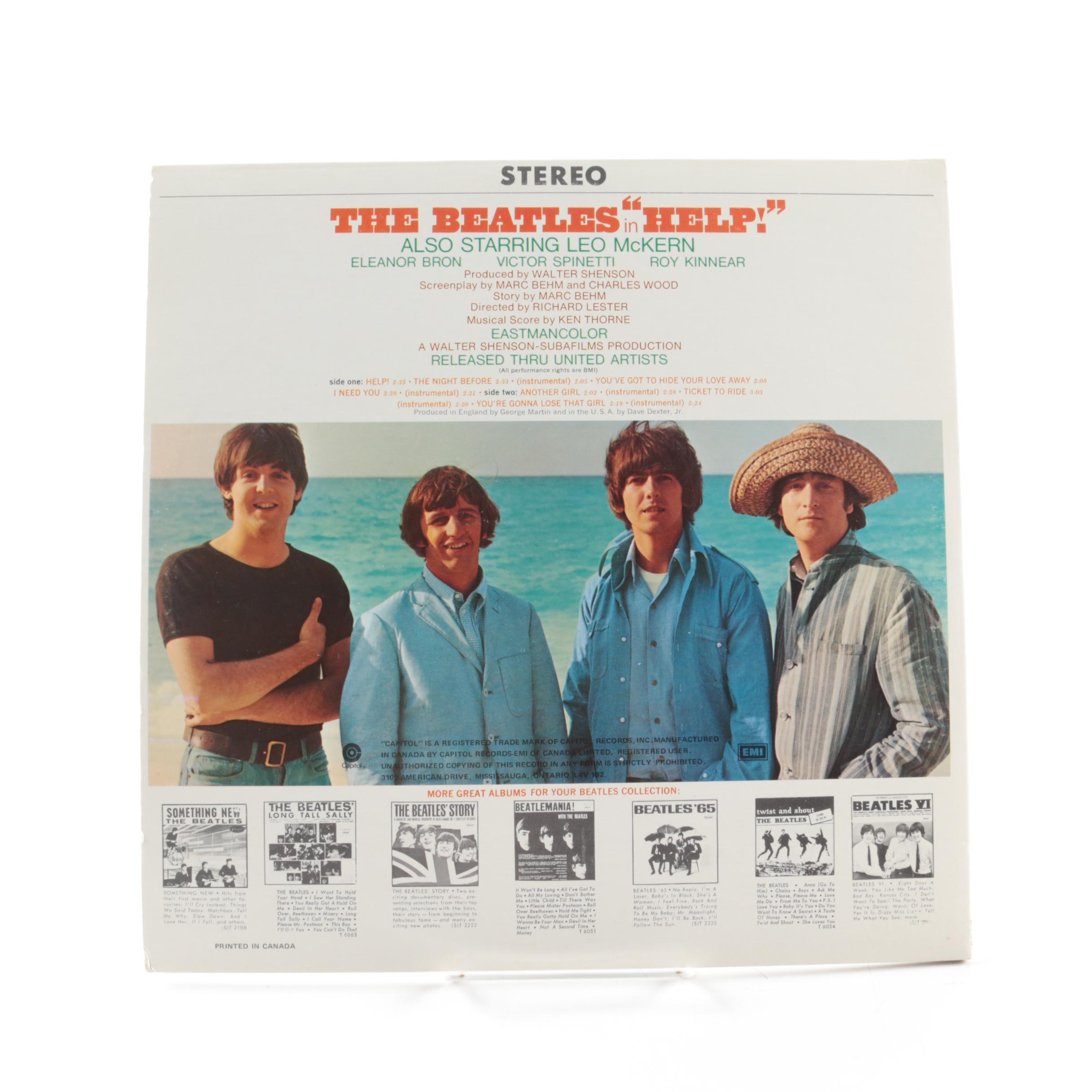 1978 The Beatles "Help!" Canadian Stereo Record Pressing
