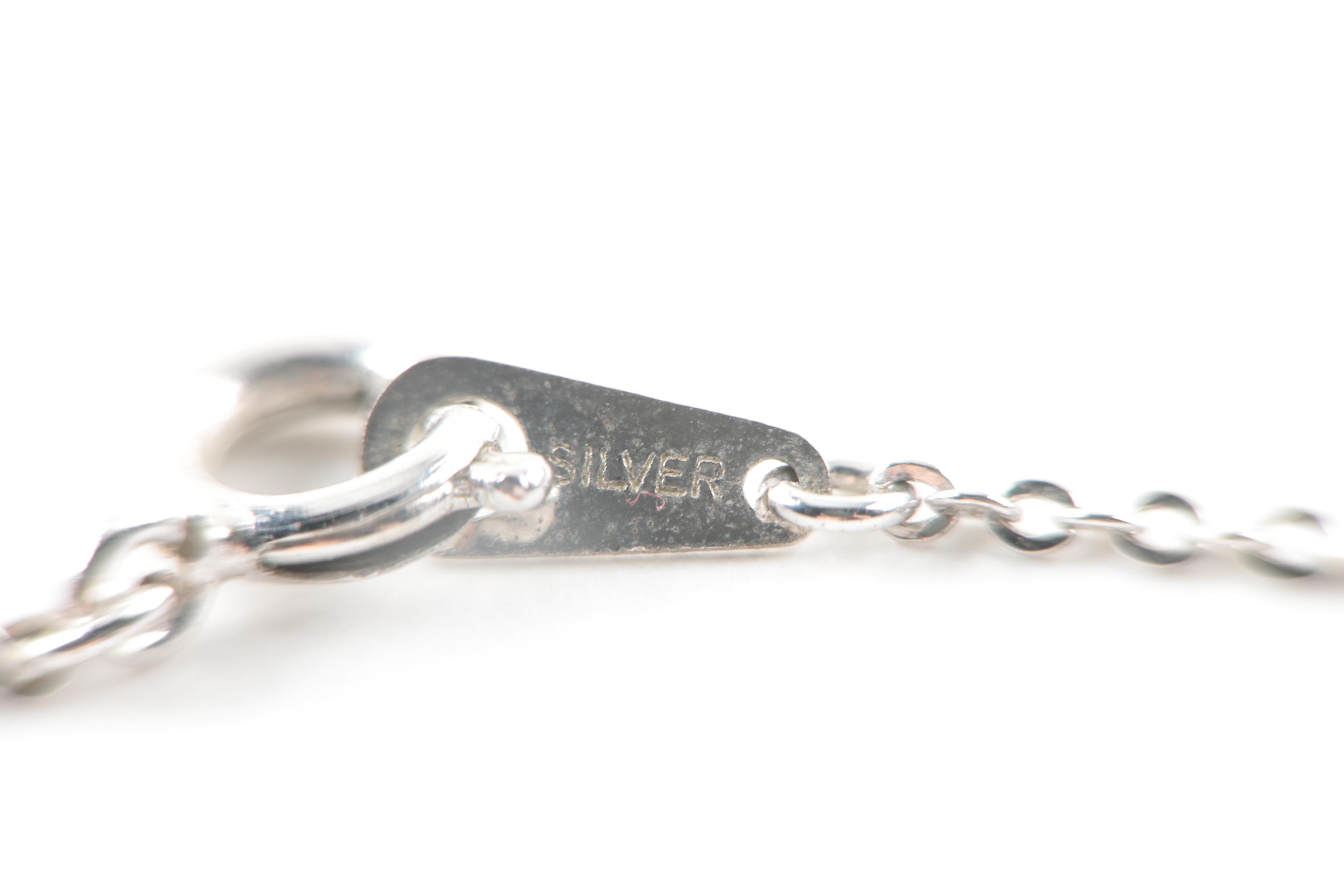 Sterling Silver Chain Selection with Cultured Pearl Pearl Necklace