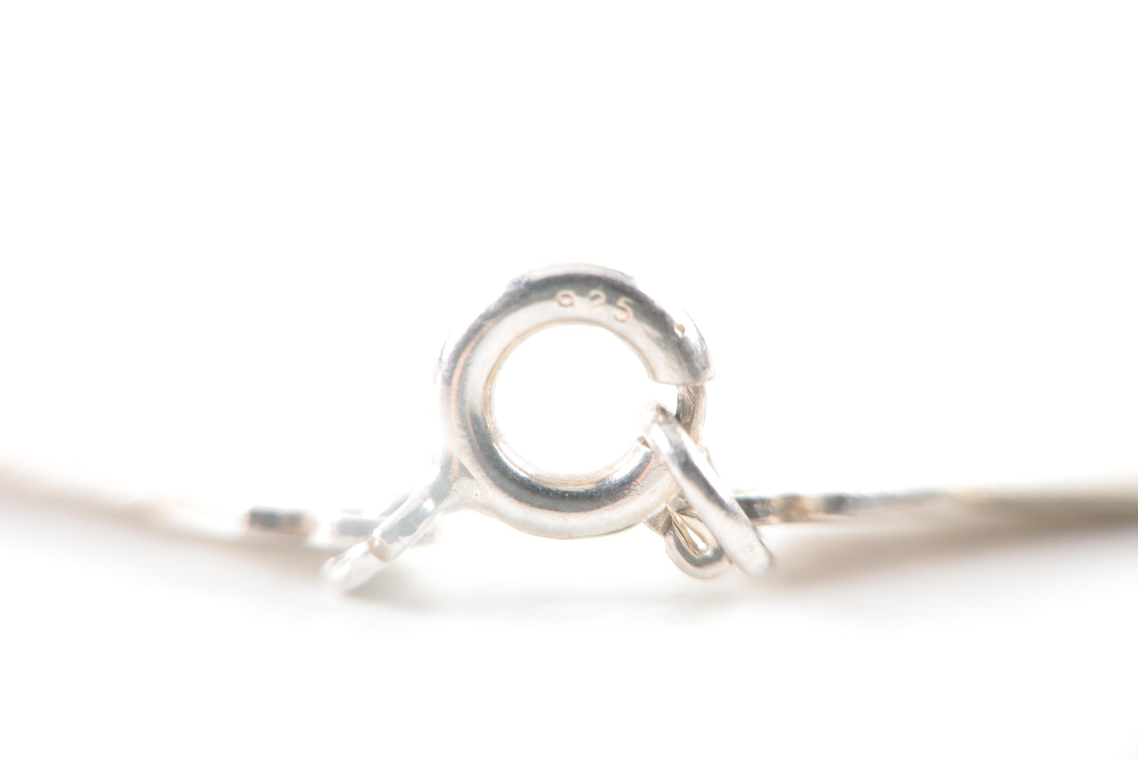 Sterling Silver Chain Selection with Cultured Pearl Pearl Necklace