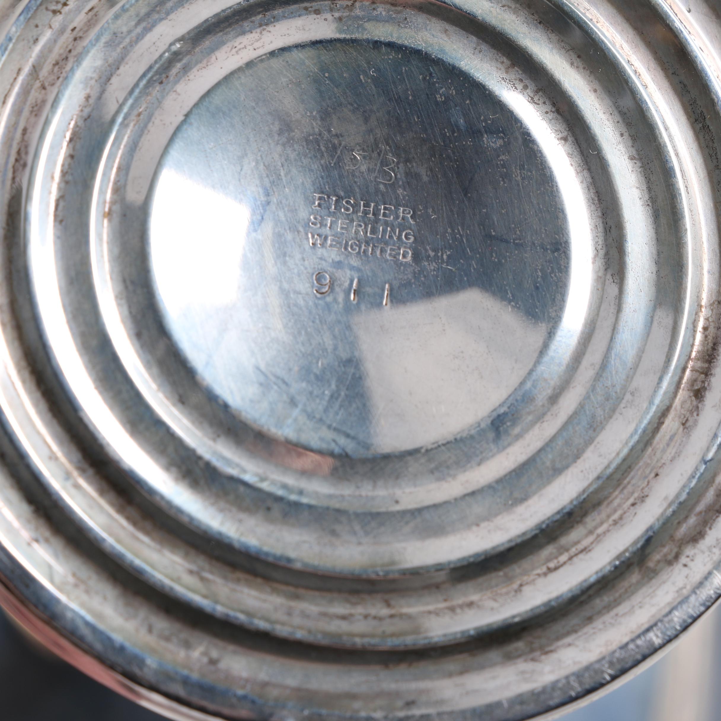 International Silver Co. Sterling Paul Revere Bowl with Other Sterling Tableware