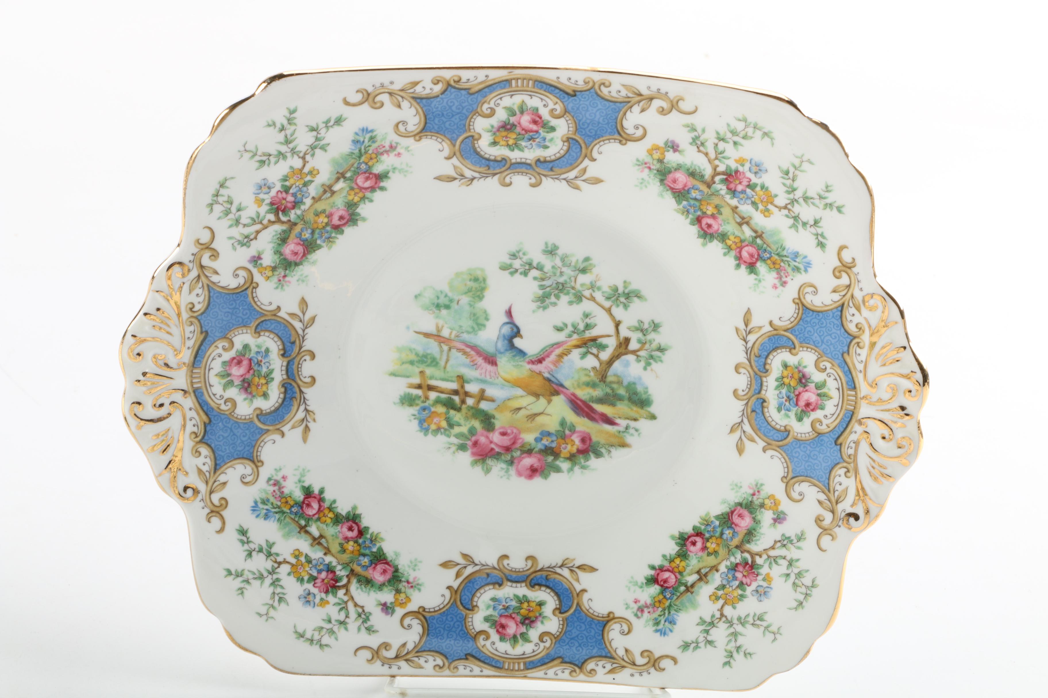 Foley China "Broadway Medium Blue" Tableware